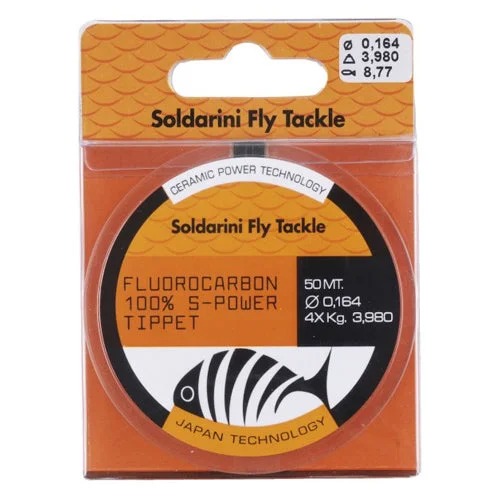 Fishing line cleaner device-Soldarini S-Power Flurocarbon Tippet 50M Spools