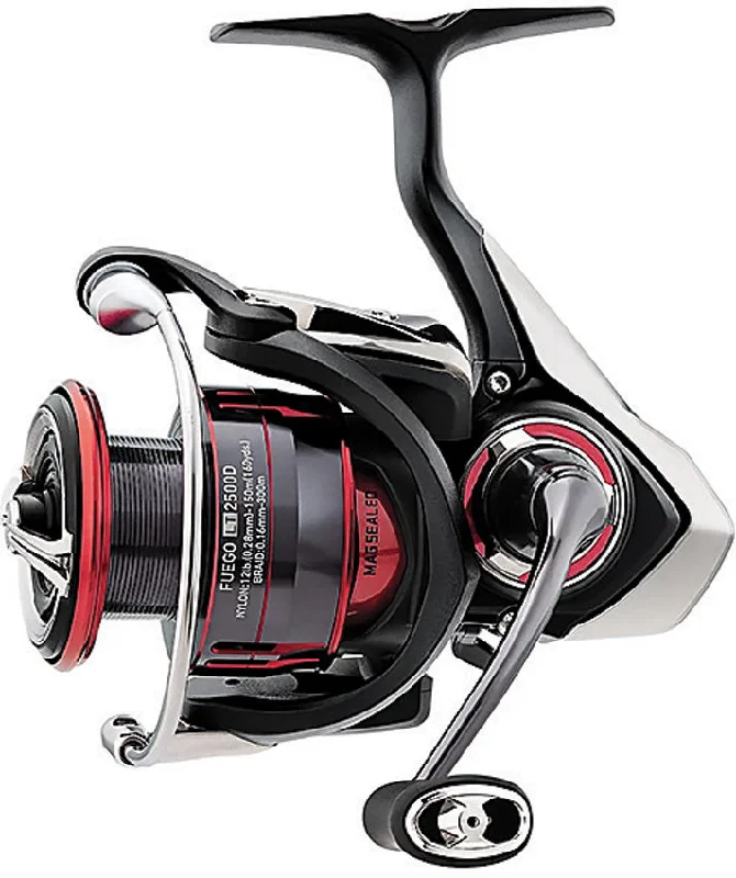 Fishing scale portable-Daiwa Fuego LT Black & Red 31.6" Spinning FIshing Reel FGLT3000DC