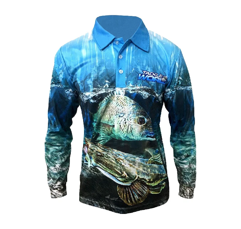 Fishing rod guide replacement-Tackle World Elite Southern Species Fishing Shirts