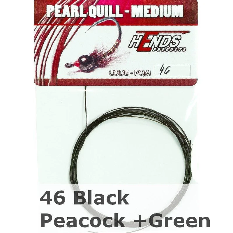 Fishing rod guide wrap-Hends Pearl Quill Medium