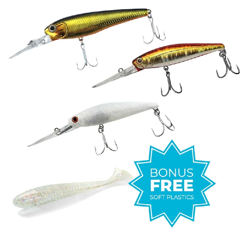 Fishing rod handle wrap-Barramundi Lure Pack