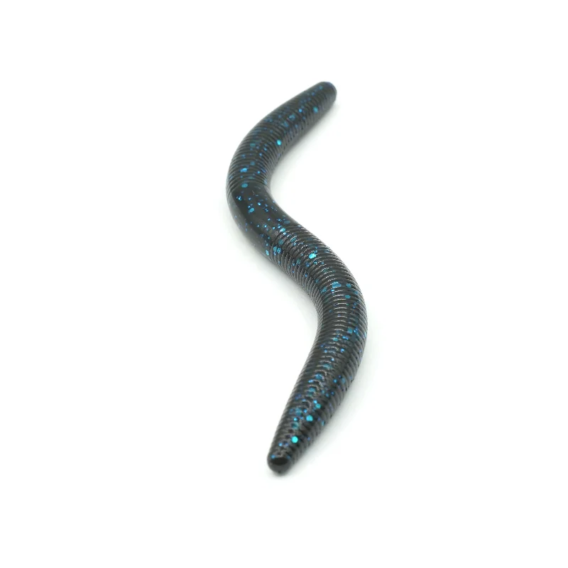 Fishing rod cover-Worm - Black & Blue