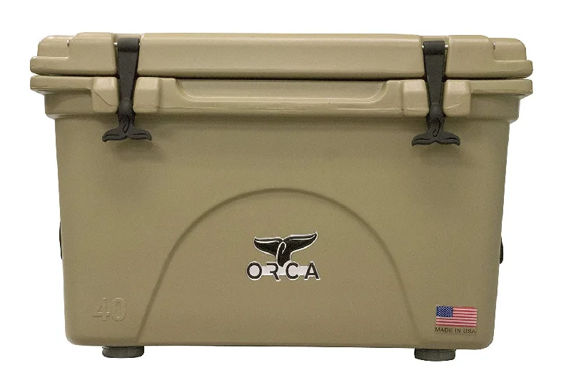 Fishing rod butt cap-ORCA ORCT040 40qt Tan Cooler