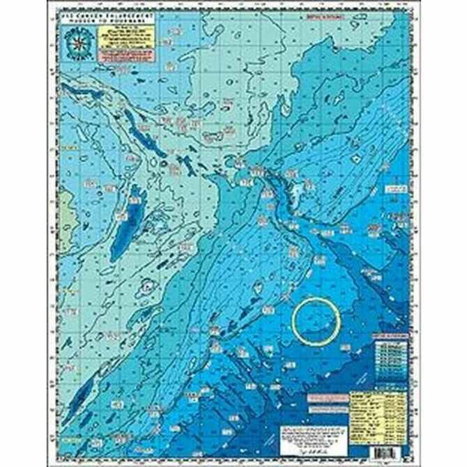 Fishing bait roller-Home Port Chart - #12 Hudson to Poorman's Canyon Chart