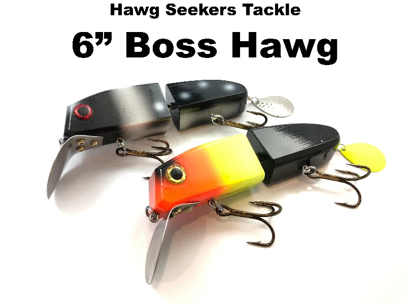 Fishing reel maintenance grease-Hawg Seekers Tackle 6" Boss Hawg