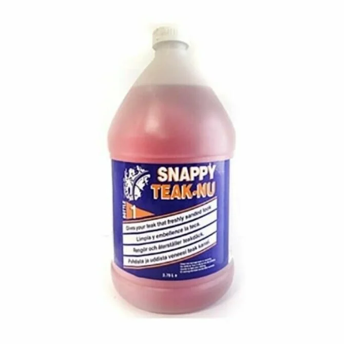 Fishing bait rolling tool-Snappy Teak - Nu Teak Cleaner #1 - Gallon