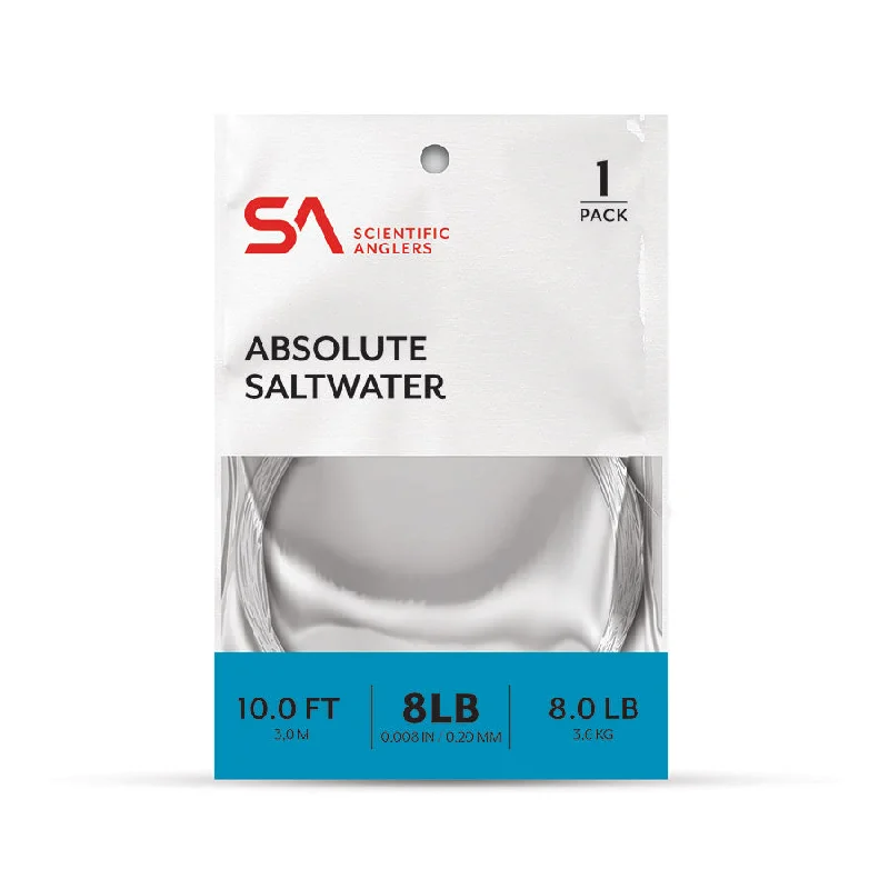 Fishing rod repair epoxy-SA Absolute Saltwater Leader 10',