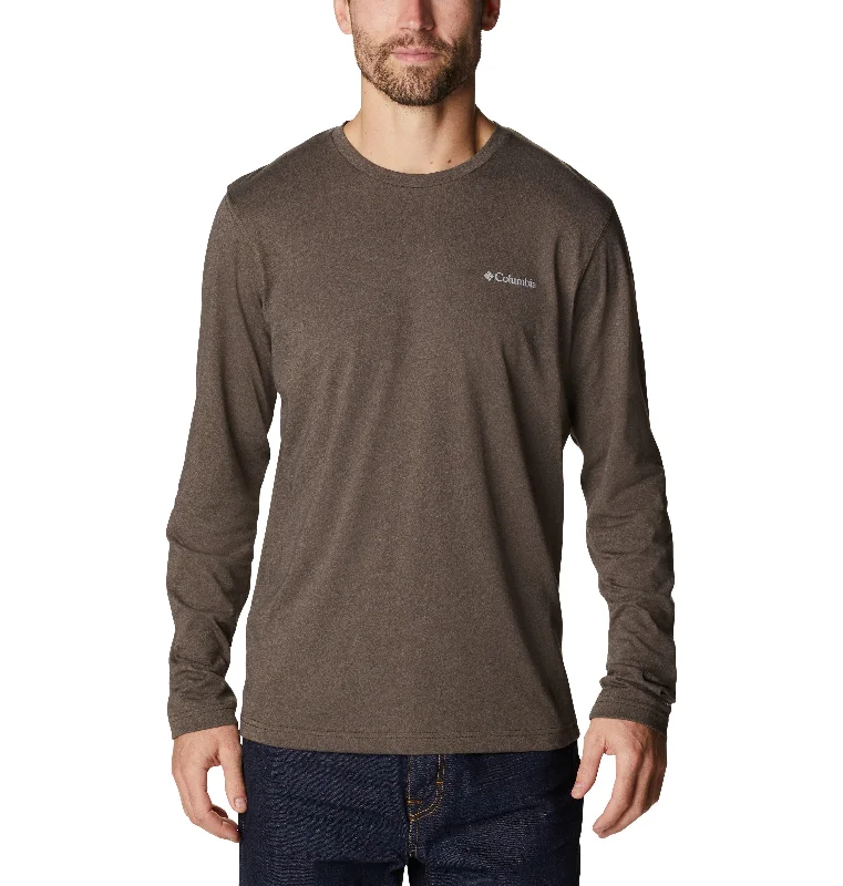 Fishing line depth gauge-Men's Thistletown Hills Long Sleeve Crew Shirt