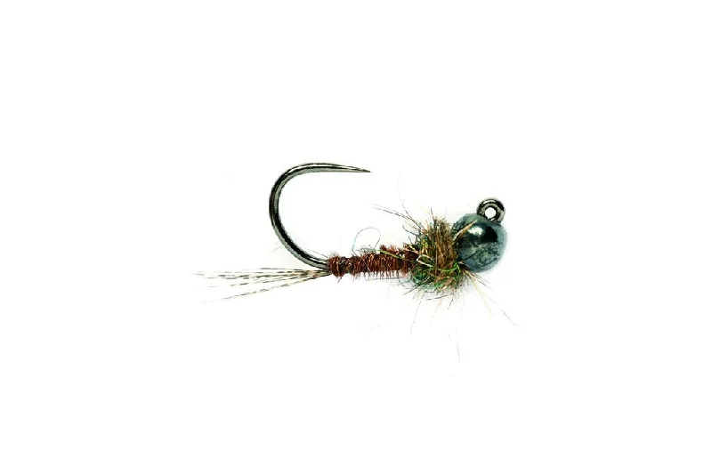 Fishing reel protective bag-NATURAL PHEASANT TAIL JIG BARBLESS