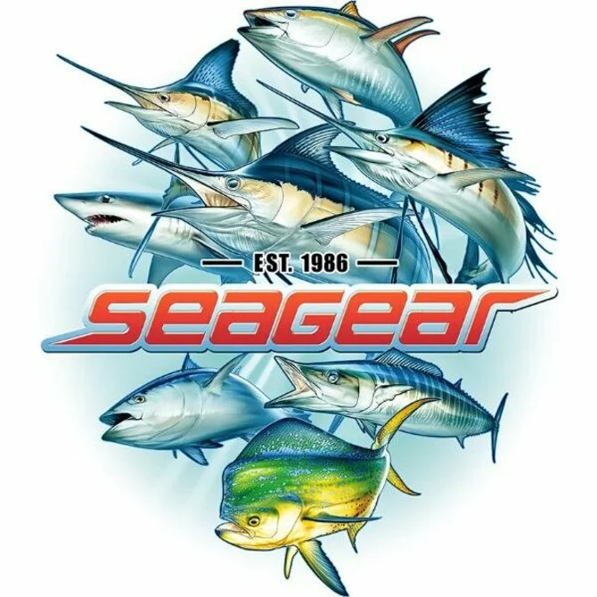 Fishing hook remover-Sea Gear - Multi Fish Sticker