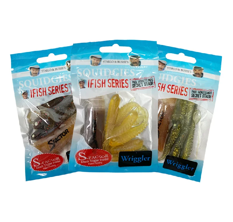 Fishing rod cushion-Squidgies Bream Soft Plastics Pack