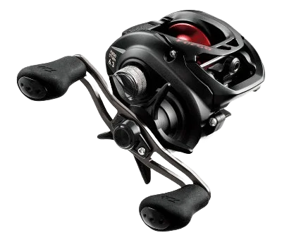 Fishing rod adjustable mount-Daiwa - Fuego CT Low-Profile Baitcast Reel