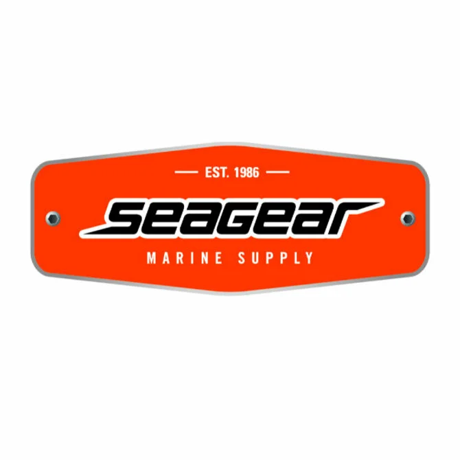 Fishing bait holder-Sea gear Logo Sticker