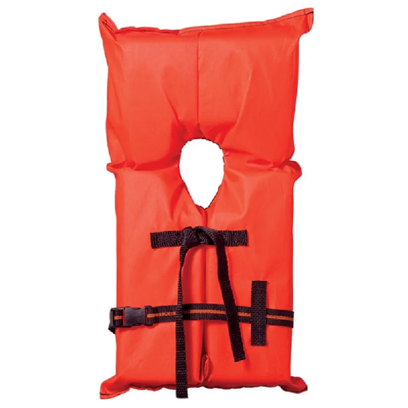 Fishing tackle accessory kit-Kent Type II Youth Life Jacket Orange