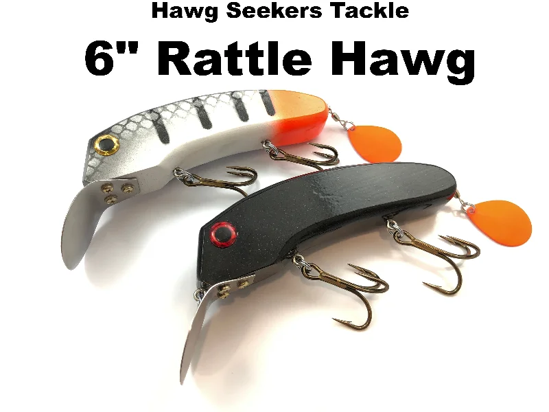 Fishing line guide-Hawg Seekers Tackle 6" Rattle Hawg