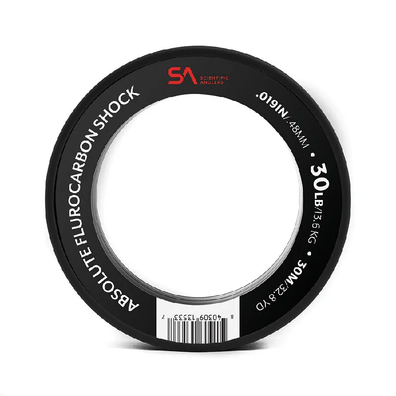 Fishing rod guide wrap-SA Absolute Fluorocarbon Shock Tippet 30M,