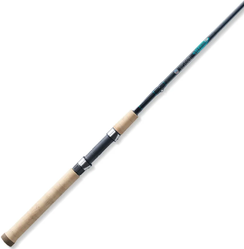 Fishing hook sharpening aid-St. Croix PS66MLF Premier Graphite Spinning Fishing Rod with Cork Handle, 6-feet 6-inches