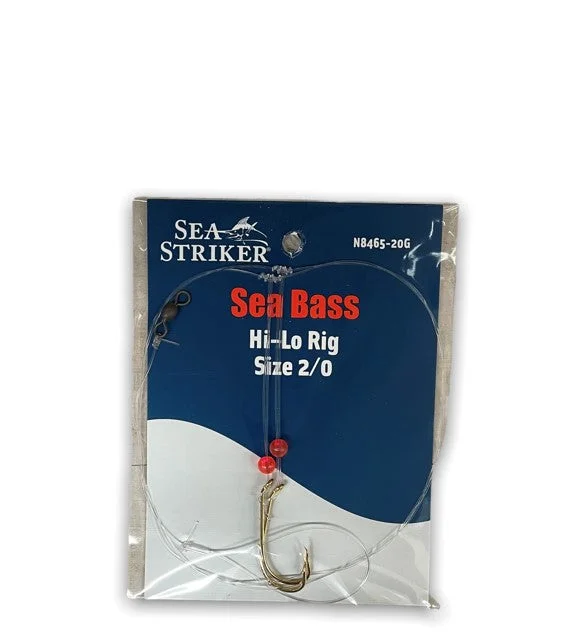 Fishing reel cover-Sea Bass Hi-Lo Rig - Size 2/0