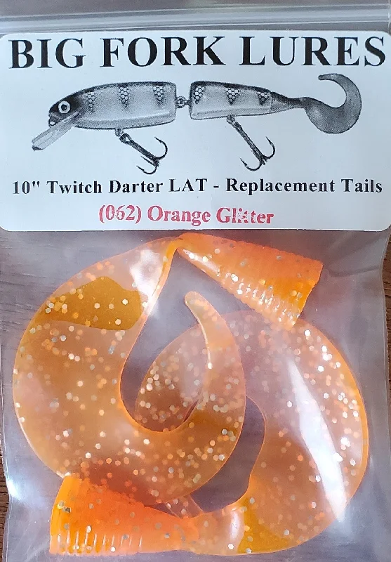 Fishing bait rolling kit-Big Fork Twitch Darter LAT Replacement Tails