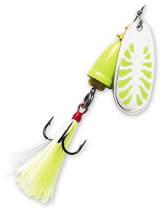 Fishing baiting needle-Blue Fox Classic Glow Vibrax Spinner 4