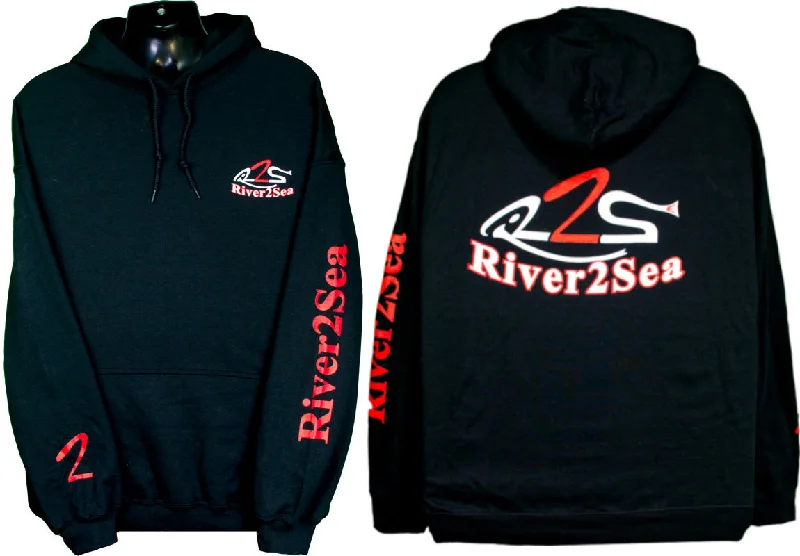 Fishing line stretcher-River2Sea Logo Hoodie