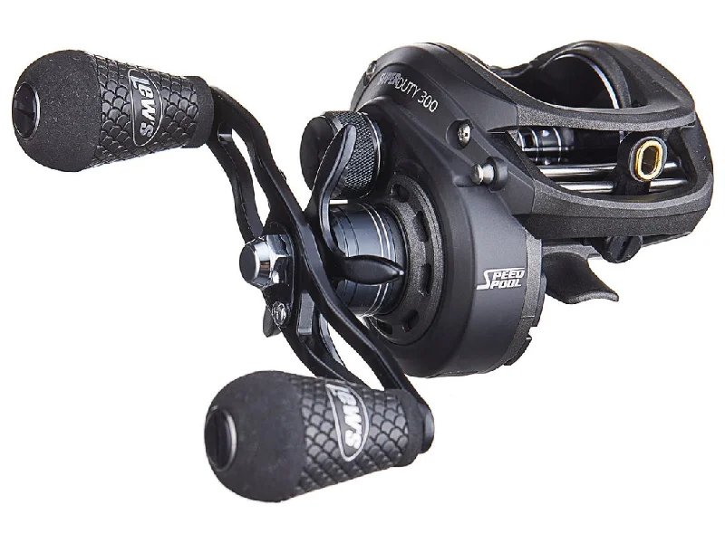 Fishing bait cutting device-Lew's SuperDuty 300 Baitcast Reel