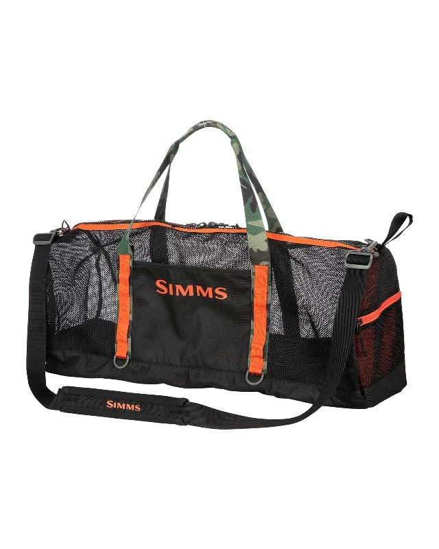 Fishing bait rolling kit-Simms Challenger Mesh Duffel - 60L - NEW