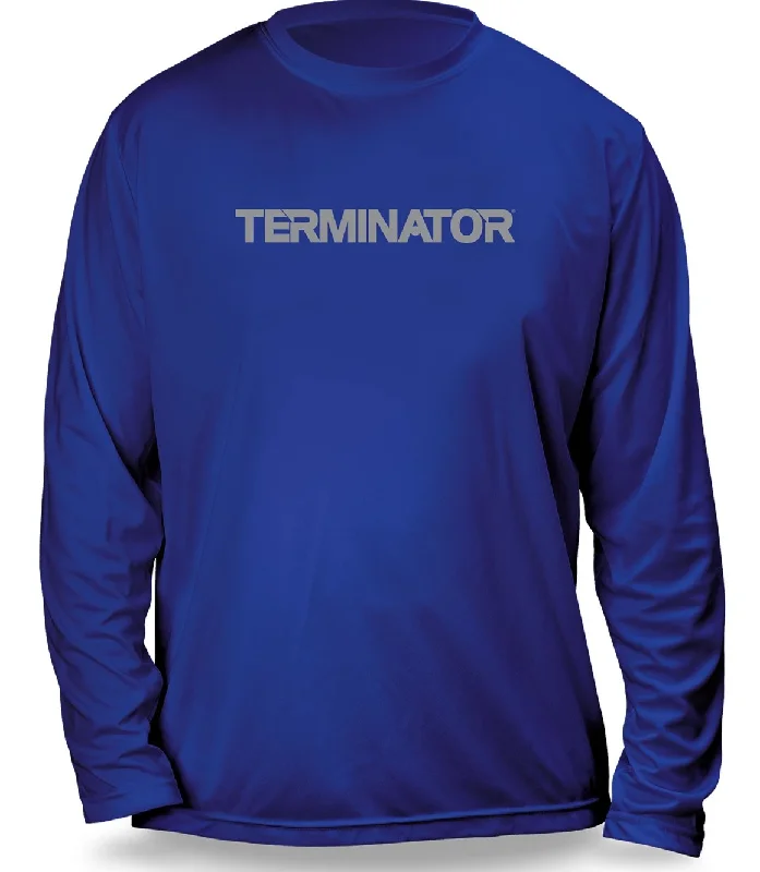 Fishing reel maintenance kit-Terminator Core Long Sleeve Logo Shirt