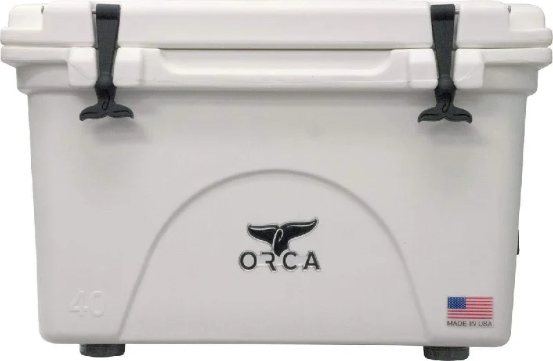 Fishing bait roller-ORCA BW040ORCORCA Cooler, White, 40-Quart