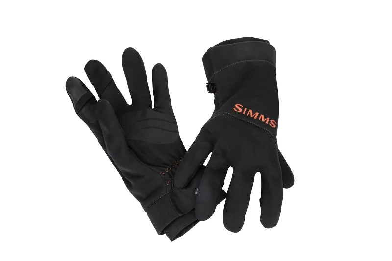 Fishing rod protector sleeve-Simms Gore Infinium Flex Glove - Black