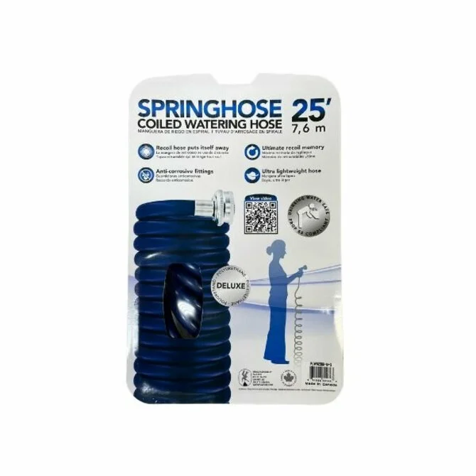 Fishing hook removal kit-Plastair - Spring Hose - Blue - 25'