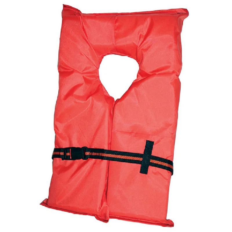 Fishing line braiding tool-Kent Adult Type II Life Jacket Orange