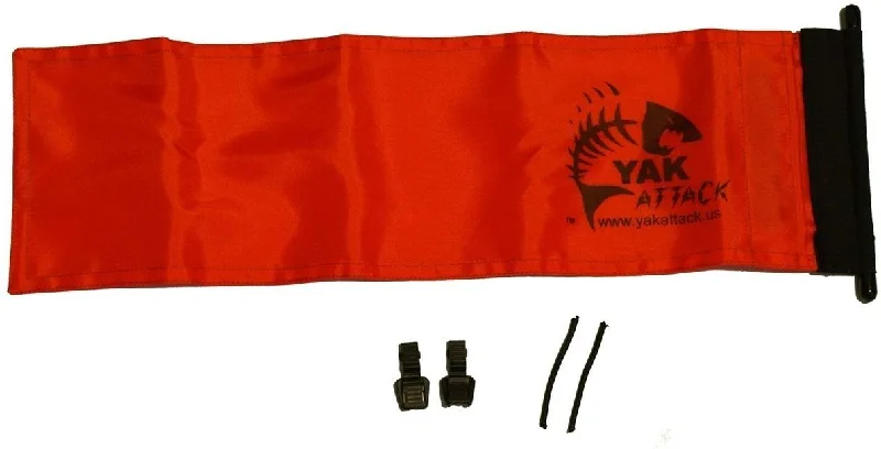 Fishing reel bearing oil-Yakattack 6 X 18 Orange ProGlo Flag Kit