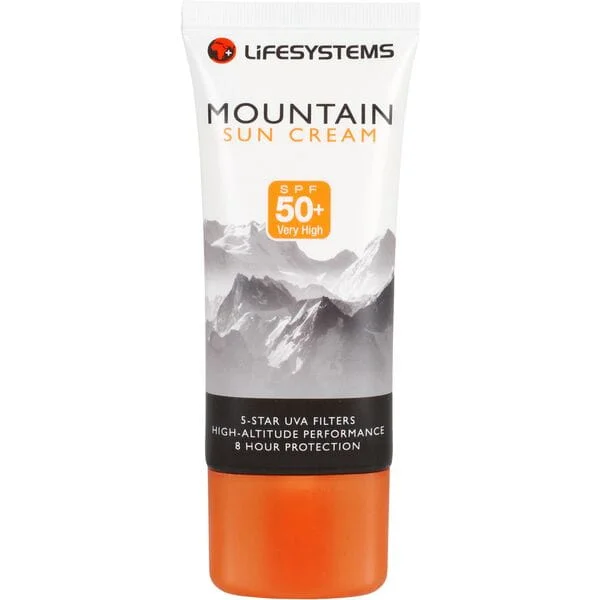 Fishing hook sharpener-Lifesystems Mountain SPF 50+ Sun Cream 50ml