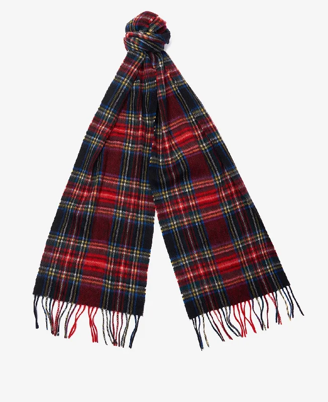 Fishing line coiler portable-New Check Tartan Scarf