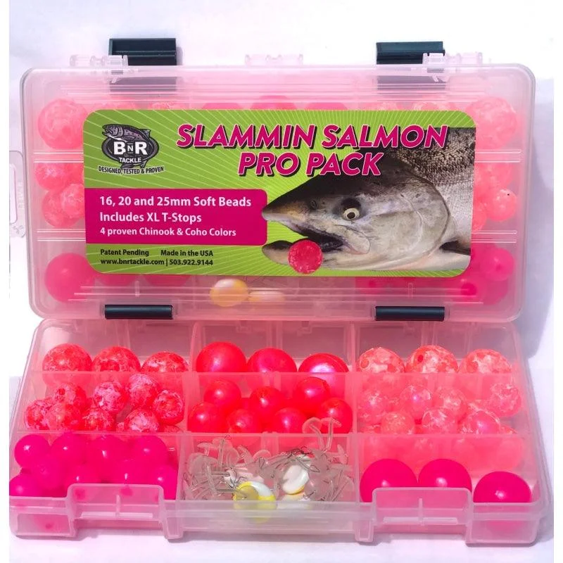 Fishing bait holder-BNR Tackle Soft Beads Pro Pack Slammin Salmon