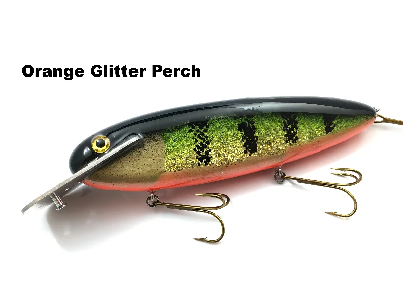 Orange Glitter Perch