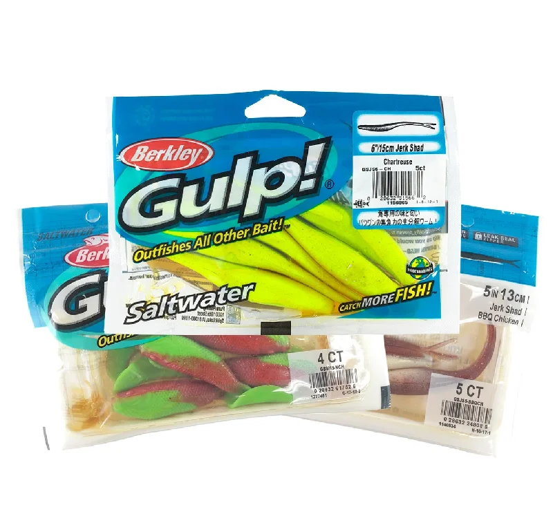 Fishing rod guide-Berkley Gulp Snapper Soft Plastics Pack