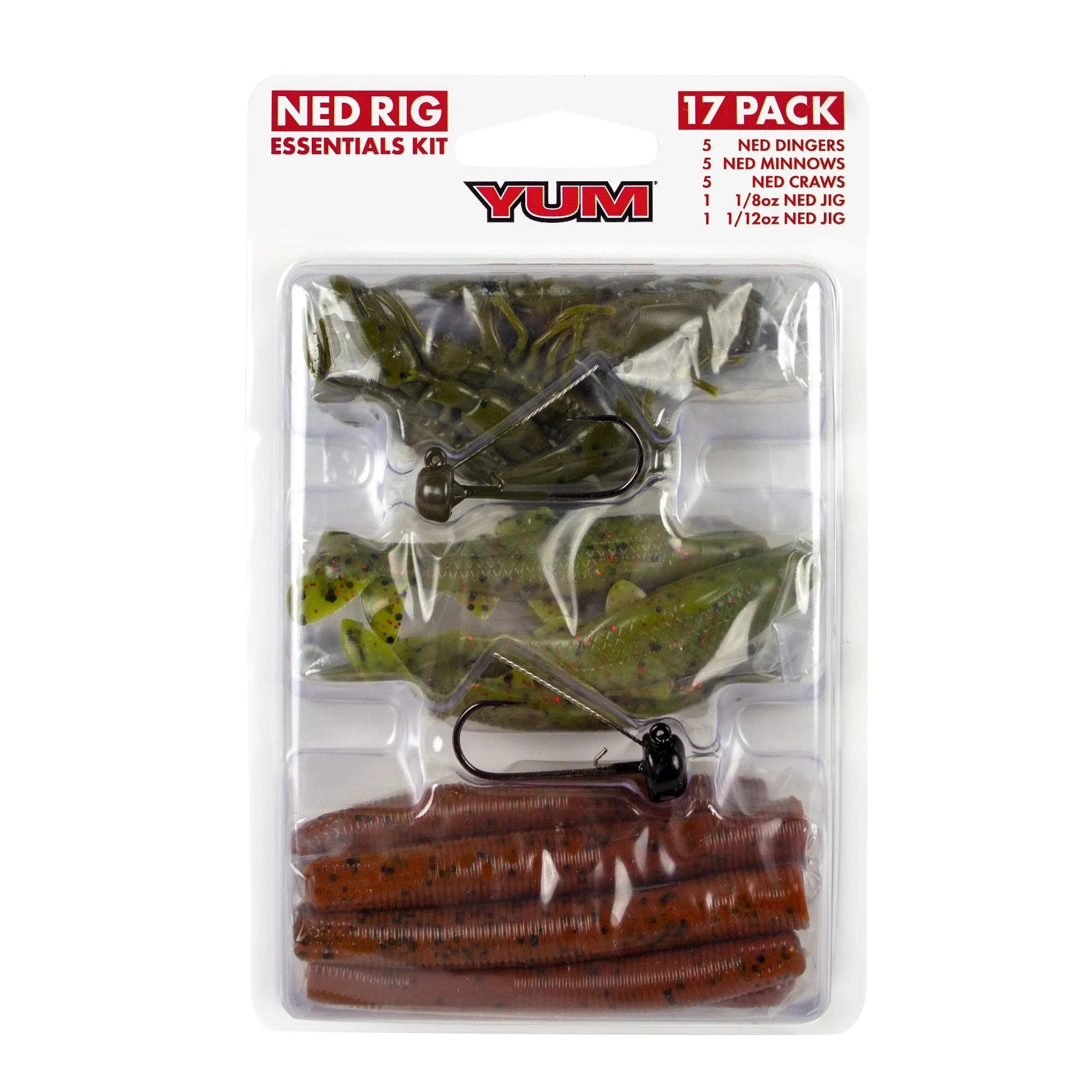 Fishing line knot tying device-Yum Ned Rig Kit 2 Soft Plastic