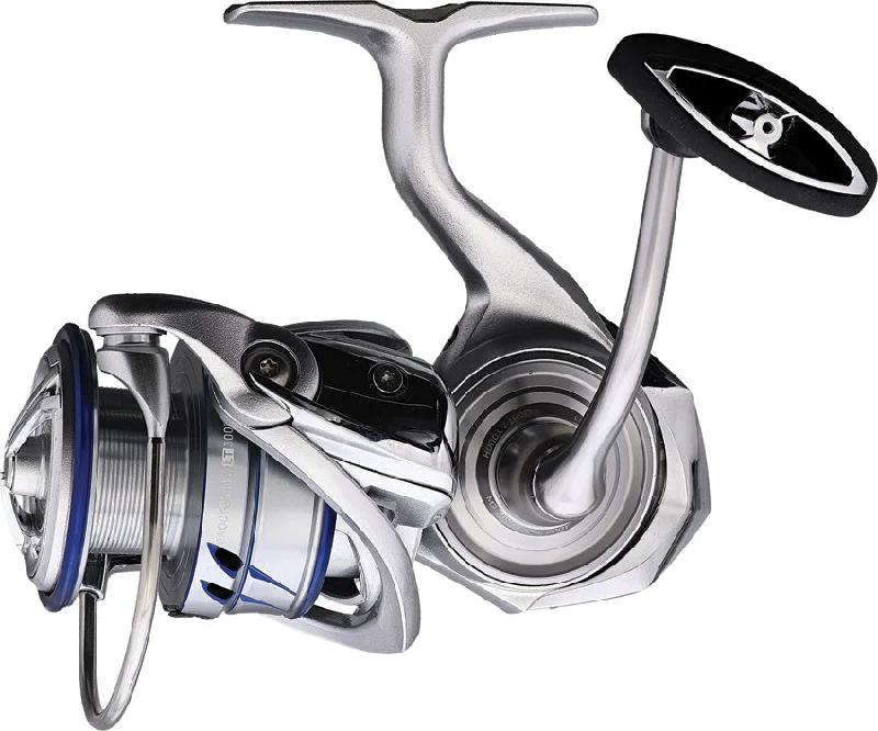 Fishing hook tier-Daiwa Procyon MQ LT Silver & Blue 38.6" Spinning Fishing Reel PCNMQLT3000D