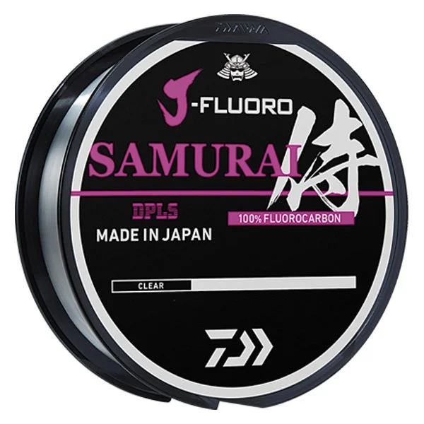 Fishing line spool holder-Daiwa J-Fluoro Samurai Clear Fluorocarbon Line