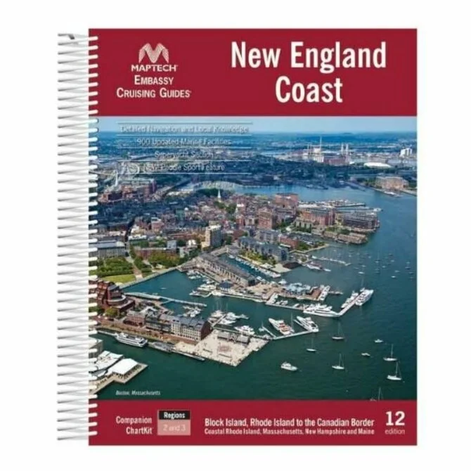 Fishing rod holder wall-Maptech - Embassy Cruising Guide: New England Coast - 12th Edition