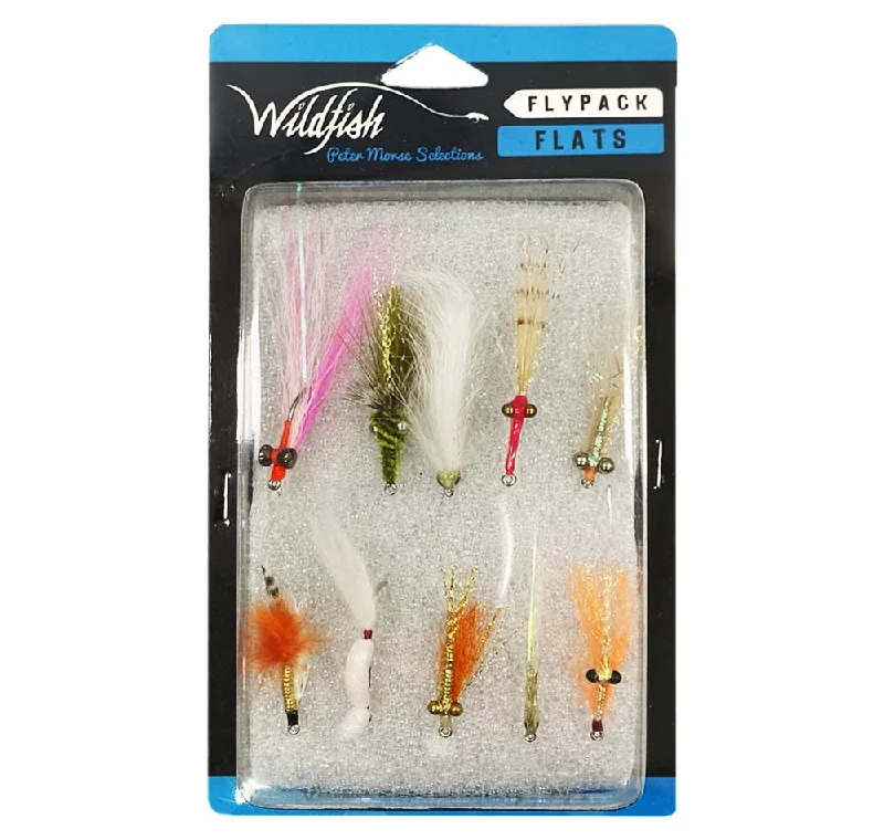 Fishing pliers with lanyard-Gillies Wildfish Flats Fly Pack