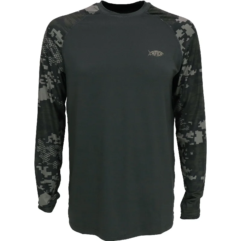 Fishing tackle box-AFTCO Tactical Performance Mens Long Sleeve Shirt