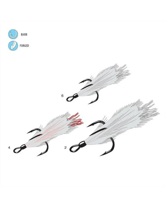 Fishing hook unhooking kit-Gamakatsu Feathered Treble