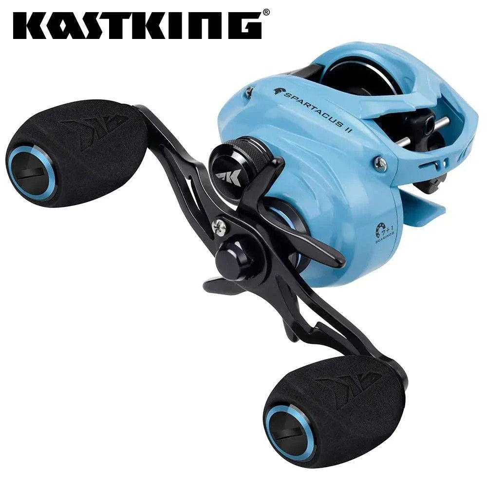 Fishing rod ceiling mount-KastKing Spartacus II Baitcasting Reel (7.2:1) Blue