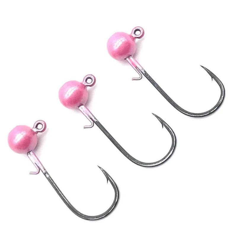 Fishing rod protector sleeve-BNR Wormkeeper Jigs ~ Pearl Pink