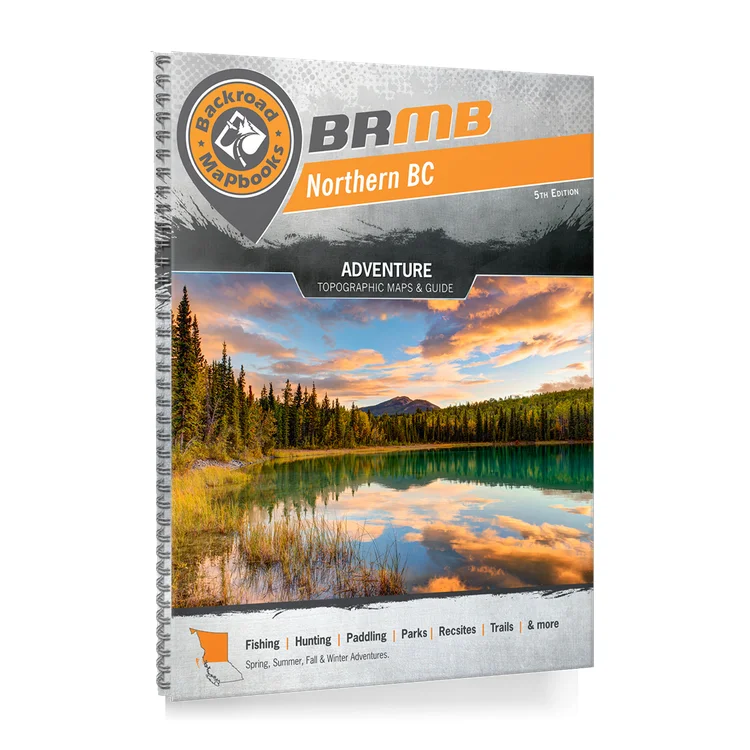 Fishing tackle backpack-Backroad Mapbook Northern BC