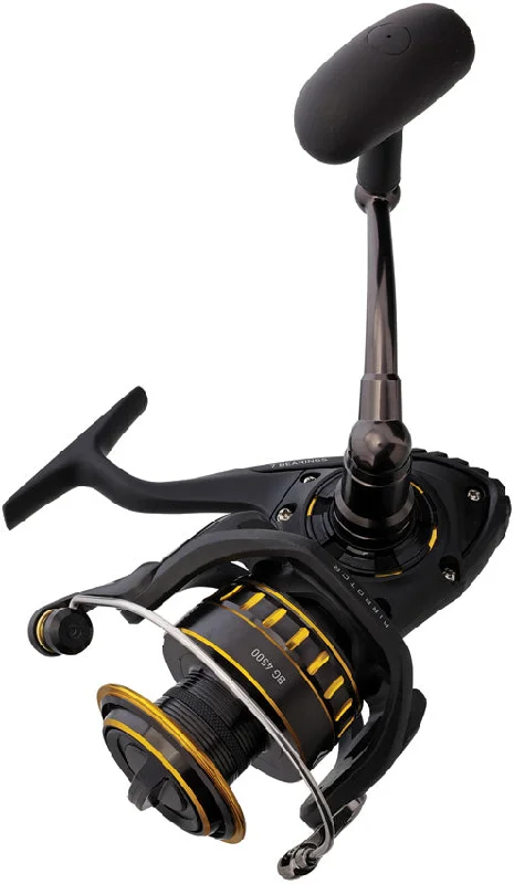 Fishing baiting needle-Daiwa BG 4500 Black & Yellow 43.1" Spinning Fishing Reel BG4500