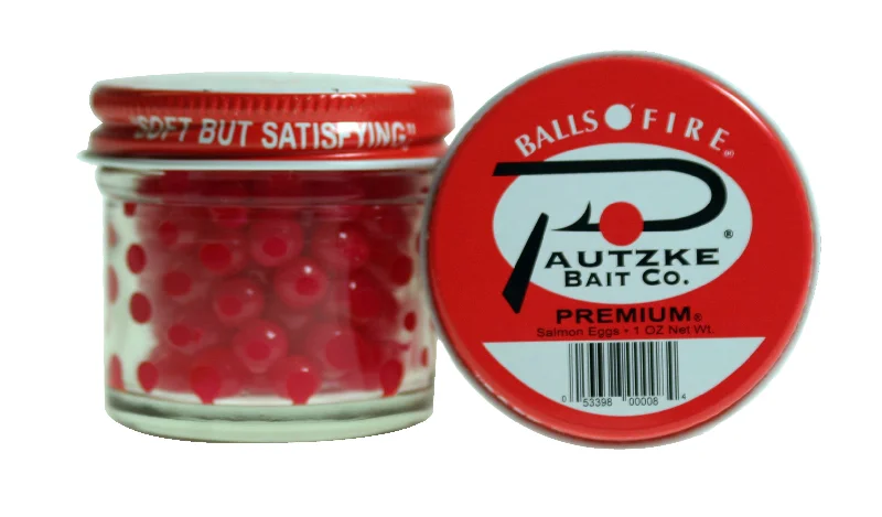 Fishing bait shaping tool-Pautzke Balls O' Fire Premium Salmon Eggs